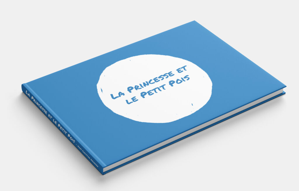 mockup couverture la princesse et le petit pois